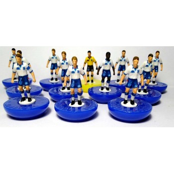 Subbuteo Andrew Table Soccer England 1990 World Cup Team on Classic Hasbro Bases